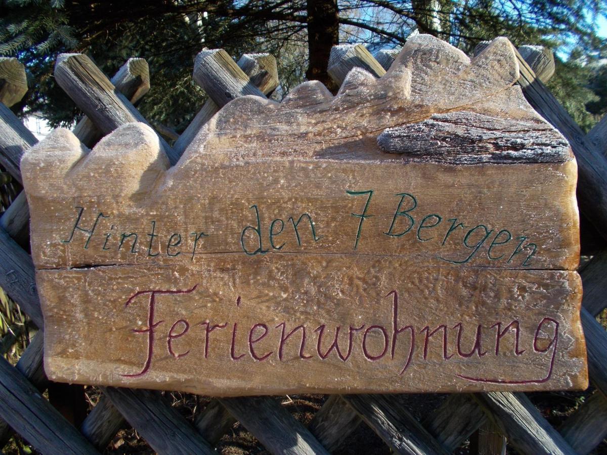 Ferienwohnung "Hinter Den Sieben Bergen" Schwarzenberg  Ngoại thất bức ảnh
